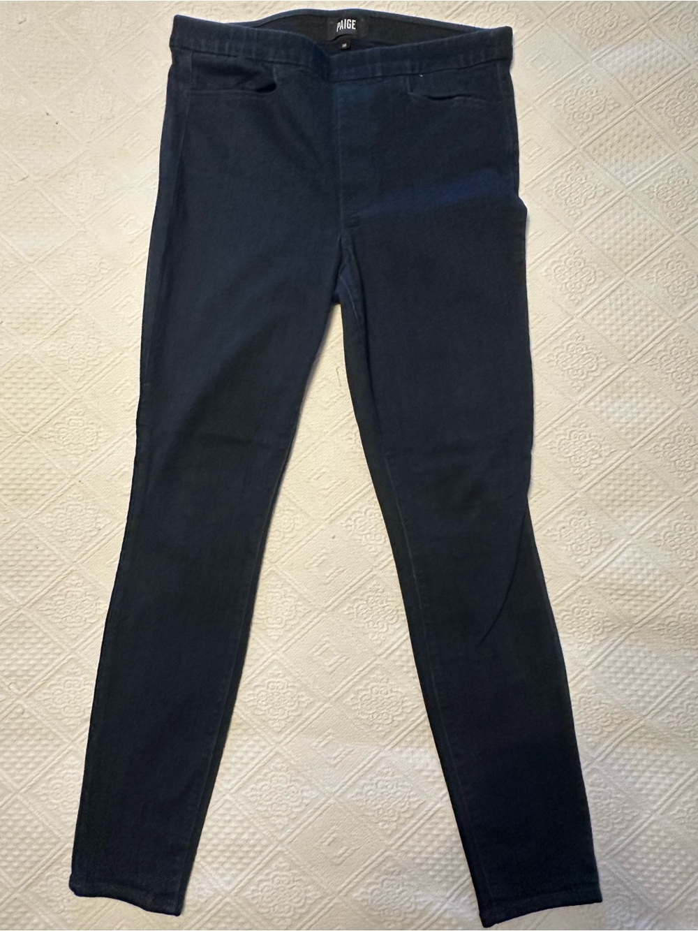 PAIGE Dark Navy Women's Hoxton Ultra Skinny Jeggings 30